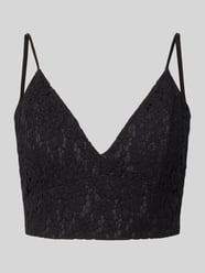 Cropped Trägertop mit V-Ausschnitt von Jake*s Cocktail - 4