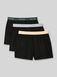 Bokserki o kroju regular fit z mieszanki bawełny w zestaw 3 szt. od Calvin Klein Underwear - 20