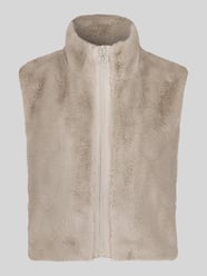 Weste mit kuscheliger Fleece-Struktur von Betty Barclay Beige - 44