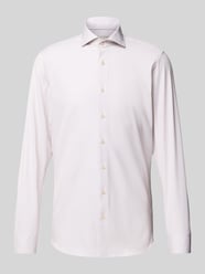 Regular Fit Business-Hemd mit Haifischkragen von Roy Robson Beige - 4