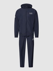 Trainingsanzug mit Label-Print von EA7 Emporio Armani Blau - 11