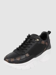 Plateausneakers met logomotief, model 'Dreamon'  van Guess Grijs / zwart - 32