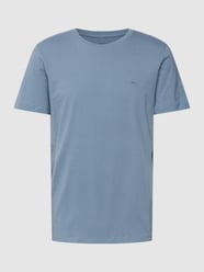 T-Shirt mit Label-Stitching von camel active Blau / Türkis - 32