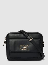 Umhängetasche mit Strukturmuster von CK Calvin Klein Schwarz - 8