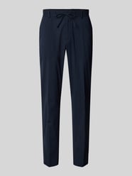 Spodnie o kroju slim fit z mieszanki wełny model 'P-GENIUS' od BOSS - 6