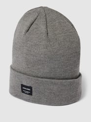 Beanie mit Label-Detail Modell 'DNA' von Jack & Jones Grau - 19