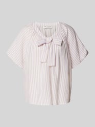 Blusenshirt mit Schleifen-Detail Modell 'Pine' von LOLLYS LAUNDRY - 3