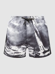Badehose mit Eingrifftaschen Modell 'Aron' von bugatti Schwarz - 43