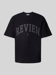 T-Shirt mit Label-Print von REVIEW - 35