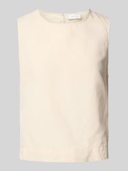 Blousetop met ronde hals, model 'Svetlana' van Neo Noir Beige - 24