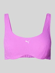 Top bikini z fakturowanym wzorem od PUMA - 10