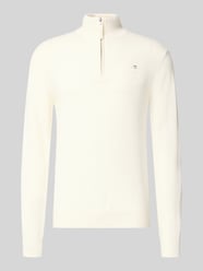 Regular Fit Pullover mit Strick-Optik aus reiner Lammwolle von Gant - 42