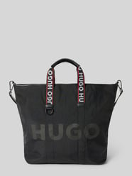 Tote Bag mit Label-Print Modell 'Quentyn' von HUGO Schwarz - 2