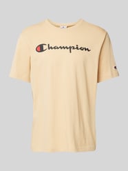 T-Shirt mit Label-Print von CHAMPION Beige - 21