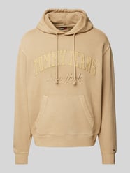 Hoodie mit Label-Stitching von Tommy Jeans Beige - 26