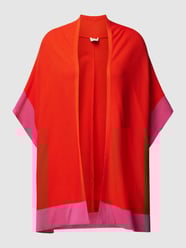 Poncho im Colour-Blocking-Design von Milano Italy Pink - 5
