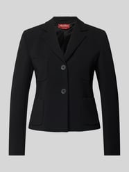 Blazer mit Eingrifftaschen von Max Mara Studio Schwarz - 38