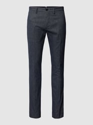 Chino mit Strukturmuster Modell 'Bleeker' von Tommy Hilfiger Blau - 28