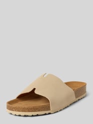 Leren sandalette van Tamaris Beige - 37