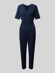 Jumpsuit in Wickel-Optik von ZABAIONE Blau - 42