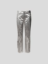 Hose im Metallic-Look von Helmut Lang Silber - 23