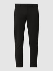 Skinny fit chino met stretch, model 'Dave Barro' van !Solid Grijs / zwart - 11