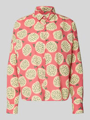 relaxed fit blouse in all-over look model 'LUCY' van 0039 Italy - 21
