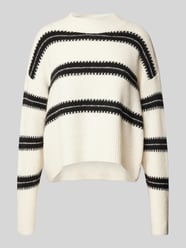 Pullover mit Streifenmuster Modell 'DAZZLE' von Vero Moda Beige - 29