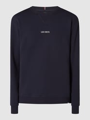 Sweatshirt aus Baumwolle Modell 'Lens' von Les Deux Blau - 27