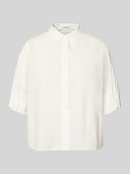 relaxed fit blouse met verdekte knoopsluiting model 'Finoa' van OPUS - 42