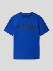 T-shirt met labelprint van ADIDAS SPORTSWEAR Blauw - 13