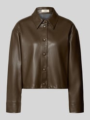 Jacke in Leder-Optik Modell 'LENNOX' von SUNCOO PARIS - 10