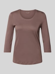 Regular Fit Longsleeve mit 3/4-Ärmel von Christian Berg Woman Braun - 25