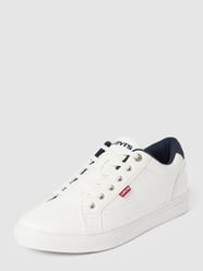 Sneaker mit Label-Details Modell 'COURTRIGHT' von Levi’s® Acc. Weiß - 44