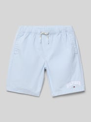 Shorts mit Label-Stitching von Tommy Hilfiger Teens - 5
