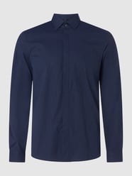 Slim Fit Business-Hemd mit Stretch-Anteil  von CK Calvin Klein Blau - 23