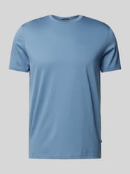 T-Shirt mit geripptem Rundhalsausschnitt Modell 'Cosmo' von JOOP! Collection Blau - 23