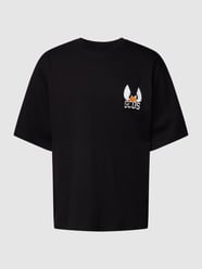 T-Shirt mit Motiv-Print Modell 'Daffy' von GCDS Grau / Schwarz - 25