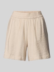 Relaxed fit korte broek in kreuklook, model 'Kelly' van My Essential Wardrobe Beige - 21