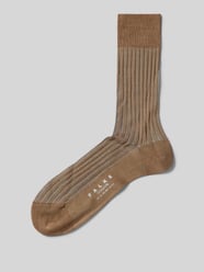 Socken in Two-Tone-Machart Modell 'SHADOW' von Falke Braun - 25