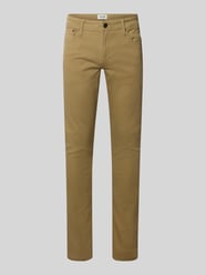 Slim Fit Jeans mit Eingrifftaschen Modell 'GLENN' von Jack & Jones Beige - 25