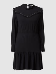 Jerseyjurk met ruches  van edc By Esprit Grijs / zwart - 47