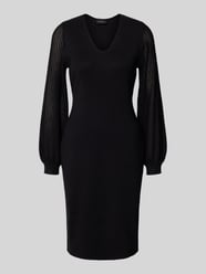 Flatteuze gebreide jurk van viscosemix van s.Oliver BLACK LABEL - 11