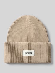 Beanie met labelpatch model 'LOAH' van DRYKORN Beige - 29