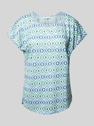 T-Shirt mit Rundhalsausschnitt von Christian Berg Woman Blau - 4