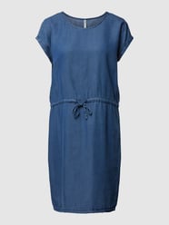 Jeanskleid mit Tunnelzug Modell 'PEMA' von Only Blau - 4