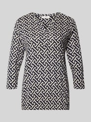 Regular Fit Langarmshirt im Allover-Look von Christian Berg Woman - 36