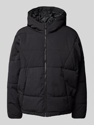 Steppjacke mit Kapuze von Review Schwarz - 10