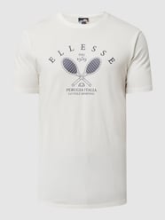 T-shirt met stretch, model 'Valturno' van Ellesse Wit - 23