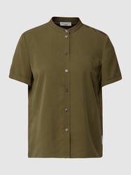 Overhemdblouse met maokraag van Marc O'Polo Denim Beige - 27